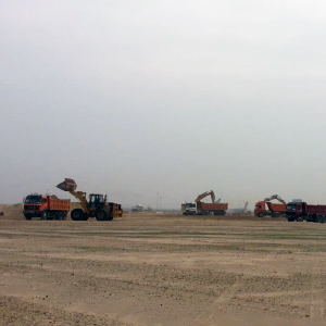 Excavation for the terminal 2 building has commenced in November 2016. Works includes a total quantity of 1.8mn m3 of earth to be moved., 01-11-2016