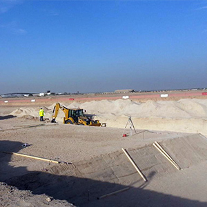 Terminal Building preparation for foundation Concrete, 01-01-2017